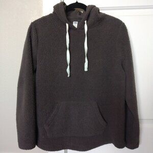 Old Navy Small Gray Sherpa Fleece Hoodie